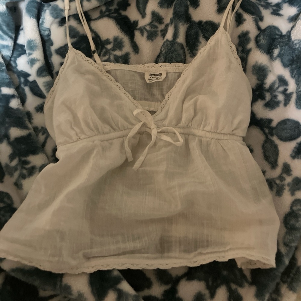Cotton On White Lace Camisole